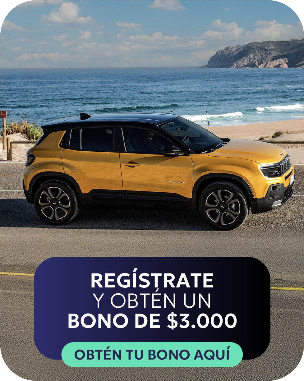 Tarjeta registro jeep